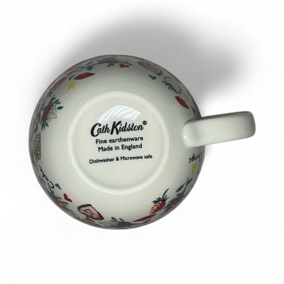 Cath Kidston Cake & Courage GBBO Collab Earthenware Coffee Cup 8 oz - Picture 5 of 6